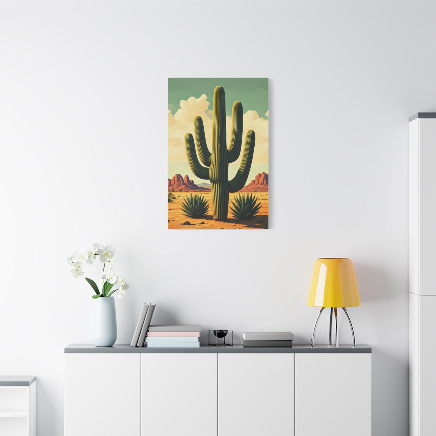 Classic Saguaro Desert Scene Wall Art & Canvas Prints
