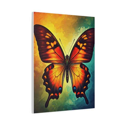 Fiery Monarch Butterfly Spectrum Wall Art & Canvas Prints
