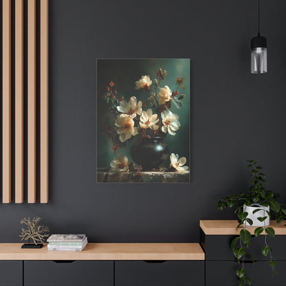 Magnolia Floral Still Life Wall Art & Canvas Print