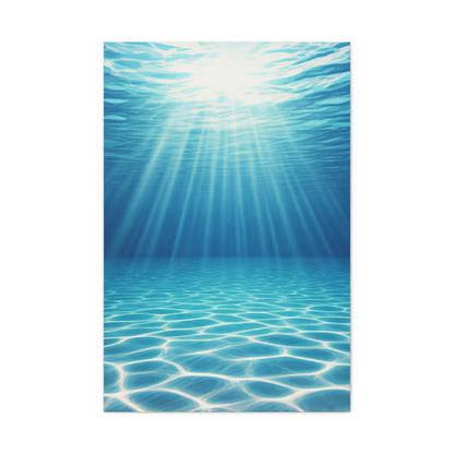 Sunlit Underwater Glow Wall Art & Canvas Prints  Product Description