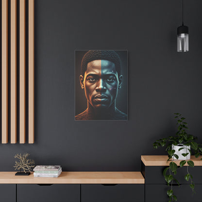 Dual Eclipse Identity Abstract Wall Art & Canvas Prints