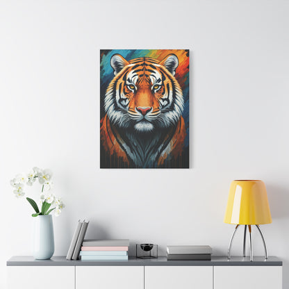 Fierce Ember Tiger Wall Art & Canvas Print