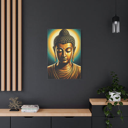 Radiant Serenity Buddha Portrait Wall Art & Canvas Prints