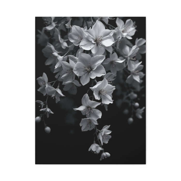 Cascading Cherry Blossom Branch Wall Art & Canvas Prints