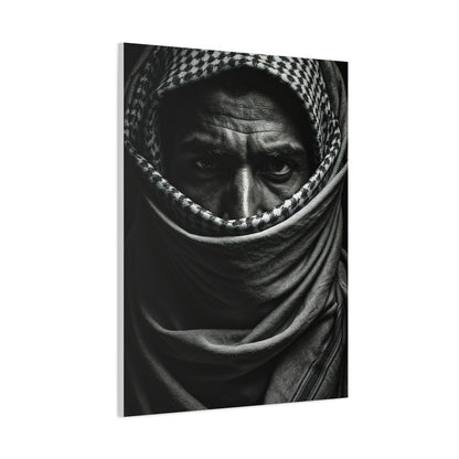 Eyes of Endurance Black & White Portrait Wall Art & Canvas Prints