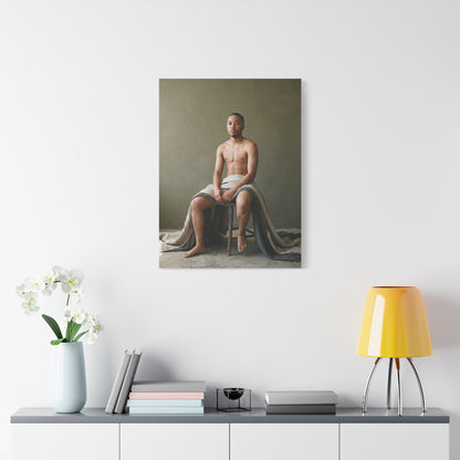Contemporary Male Nude Portrait Wall Art & Canvas Print