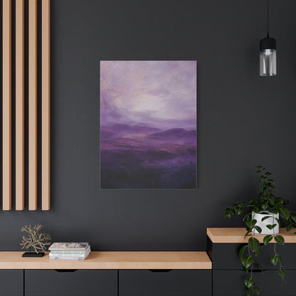Amethyst Horizon Landscape Wall Art & Canvas Print