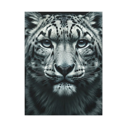 Snow Leopard Intense Gaze Wall Art & Canvas Prints