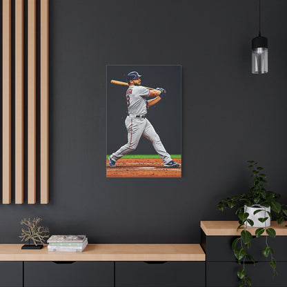 Classic Baseball Batting Stance Wall Art & Canvas Prints