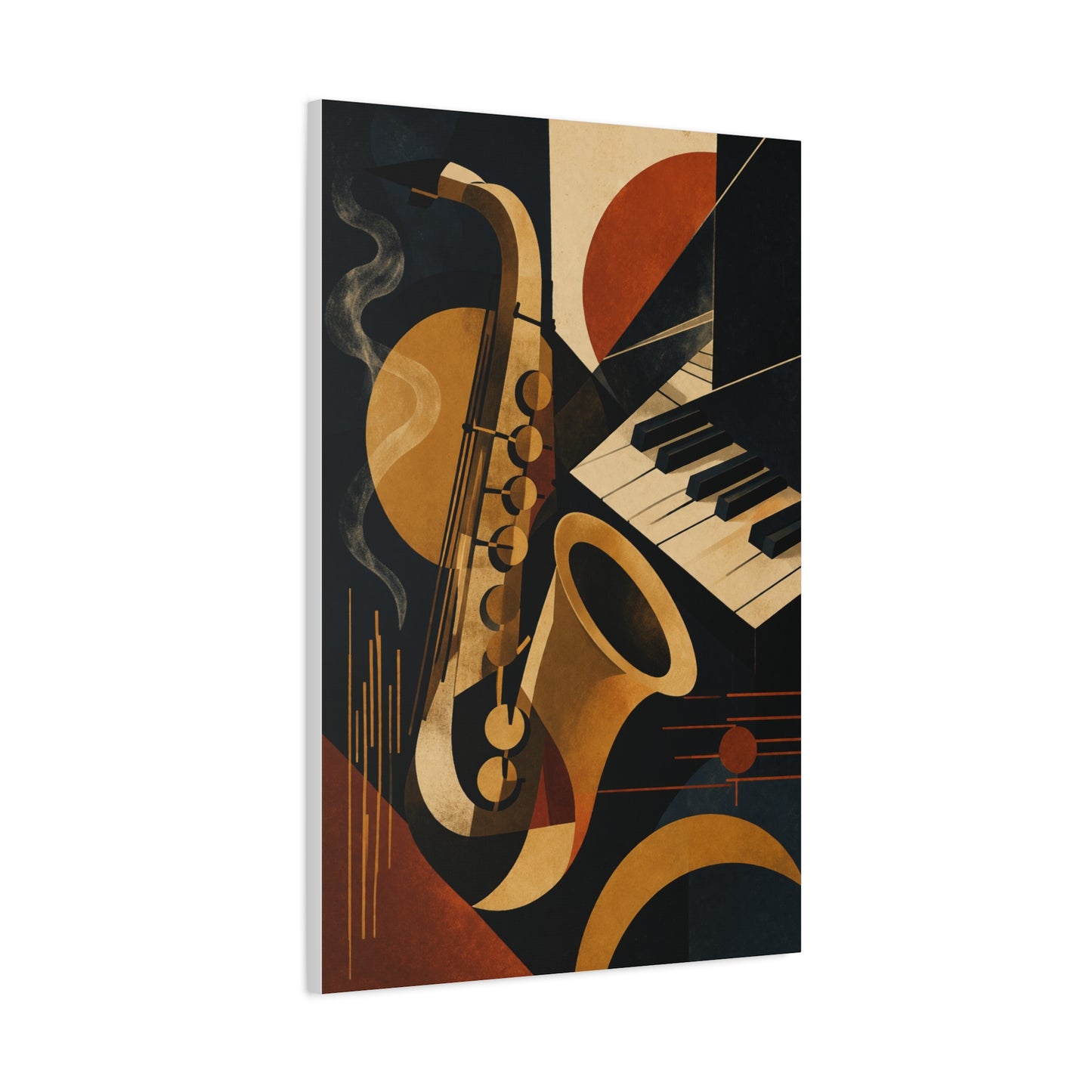 Abstract Jazz Composition Wall Art & Canvas Print