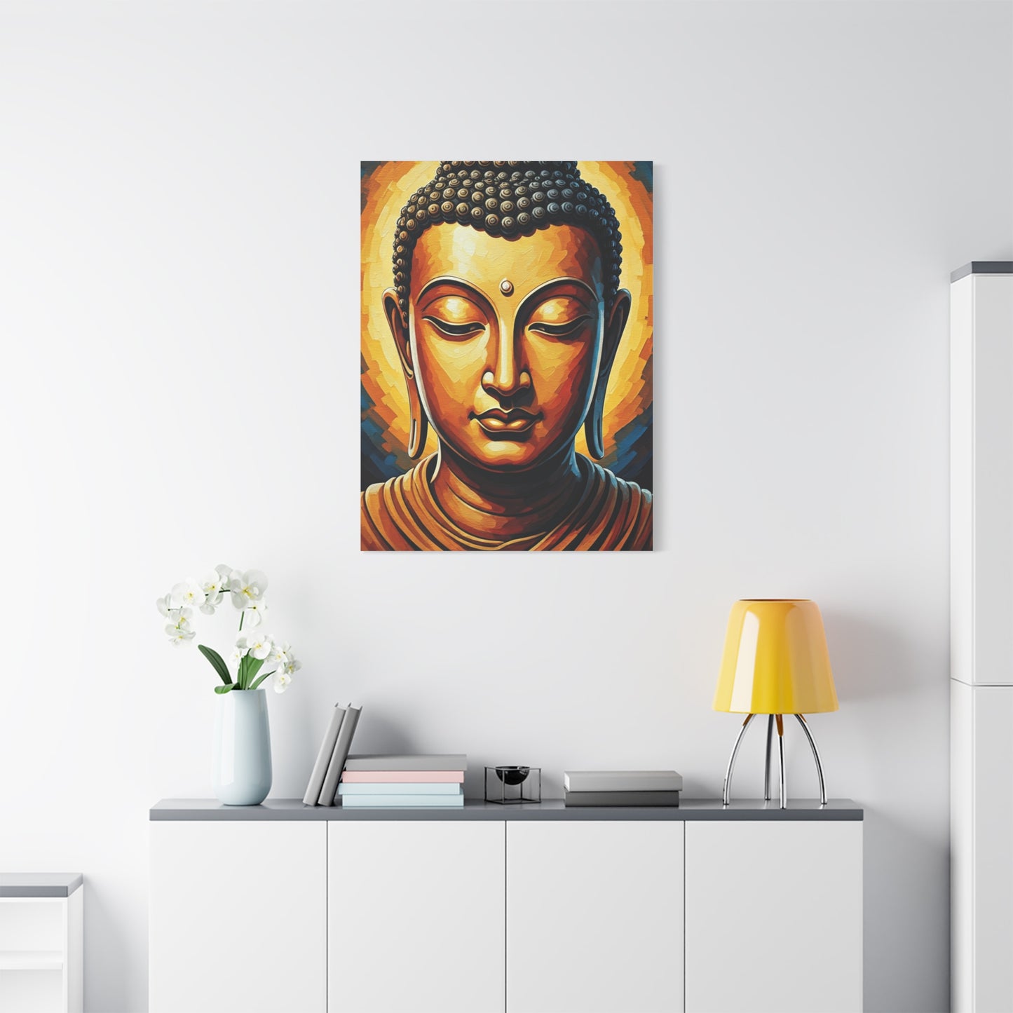 Sacred Halo Buddha Wall Art & Canvas Prints