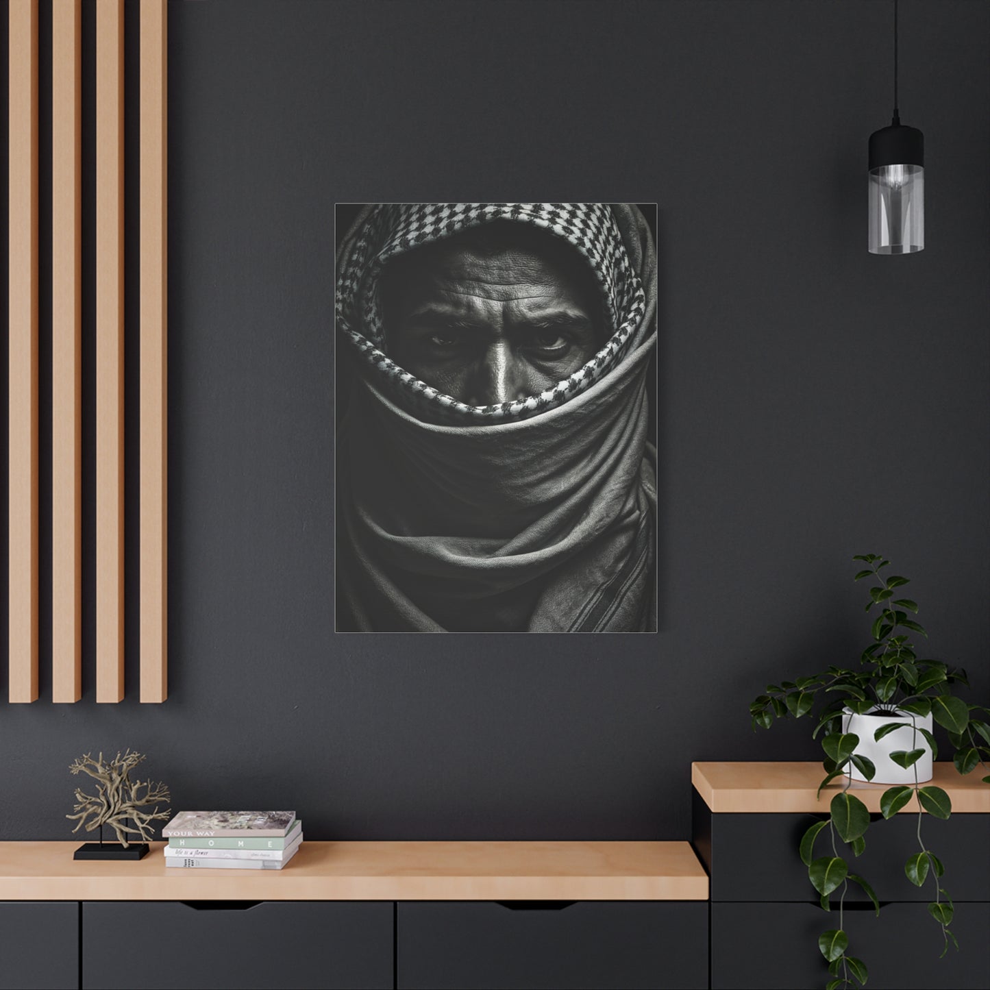 Eyes of Endurance Black & White Portrait Wall Art & Canvas Prints