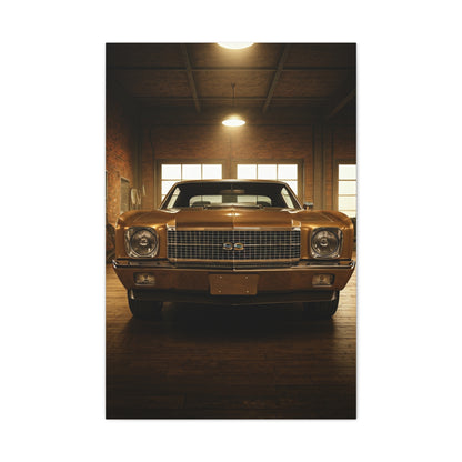 Chevrolet Chevelle SS Vintage Muscle Garage Wall Art & Canvas Prints
