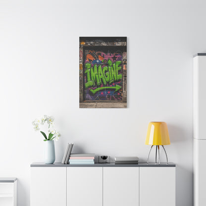 Urban Graffiti Statement Door Street Wall Art & Canvas Print