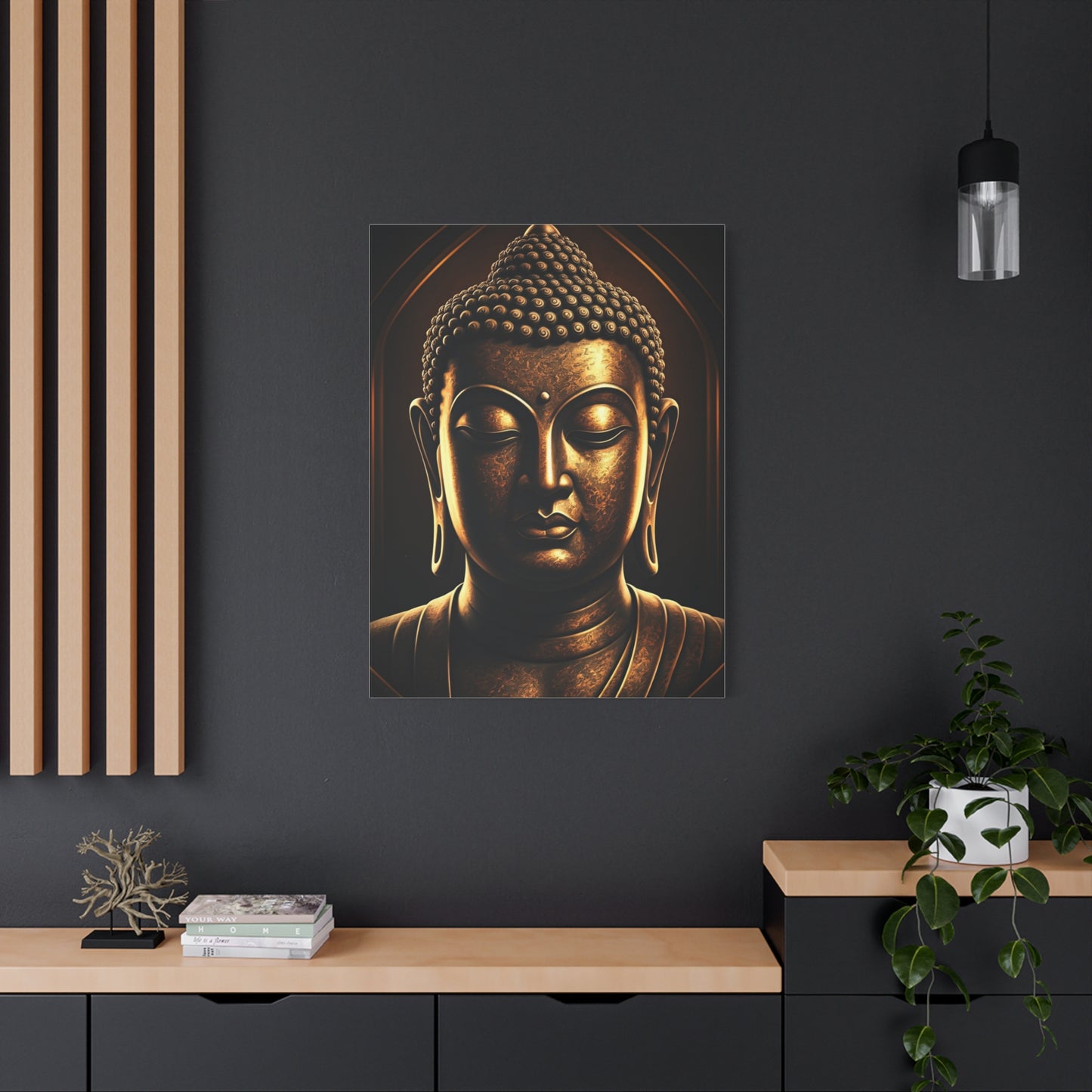 Classic Enlightened Buddha Close-Up Wall Art & Canvas Prints