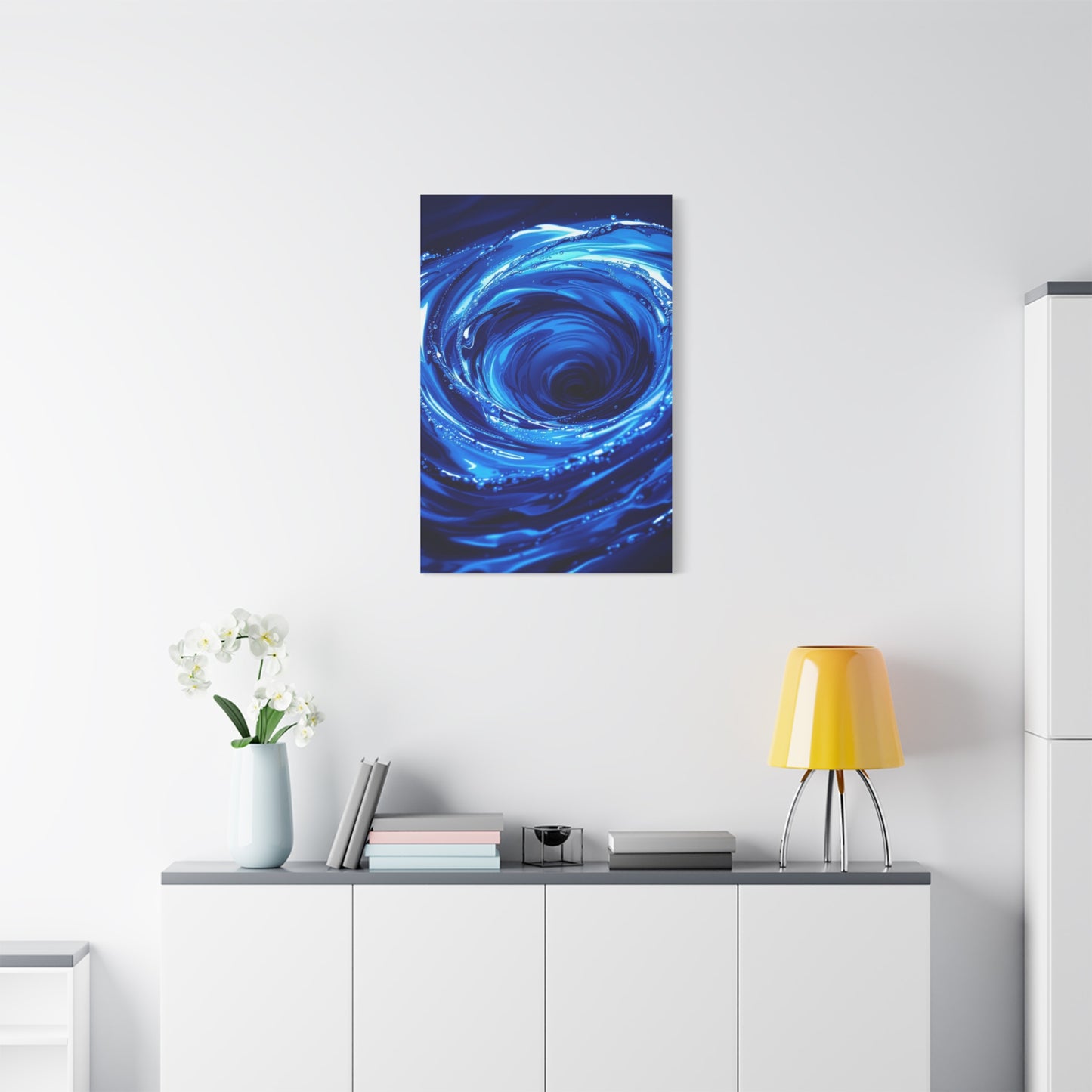 Blue Ocean Whirlpool Vortex Wall Art & Canvas Prints