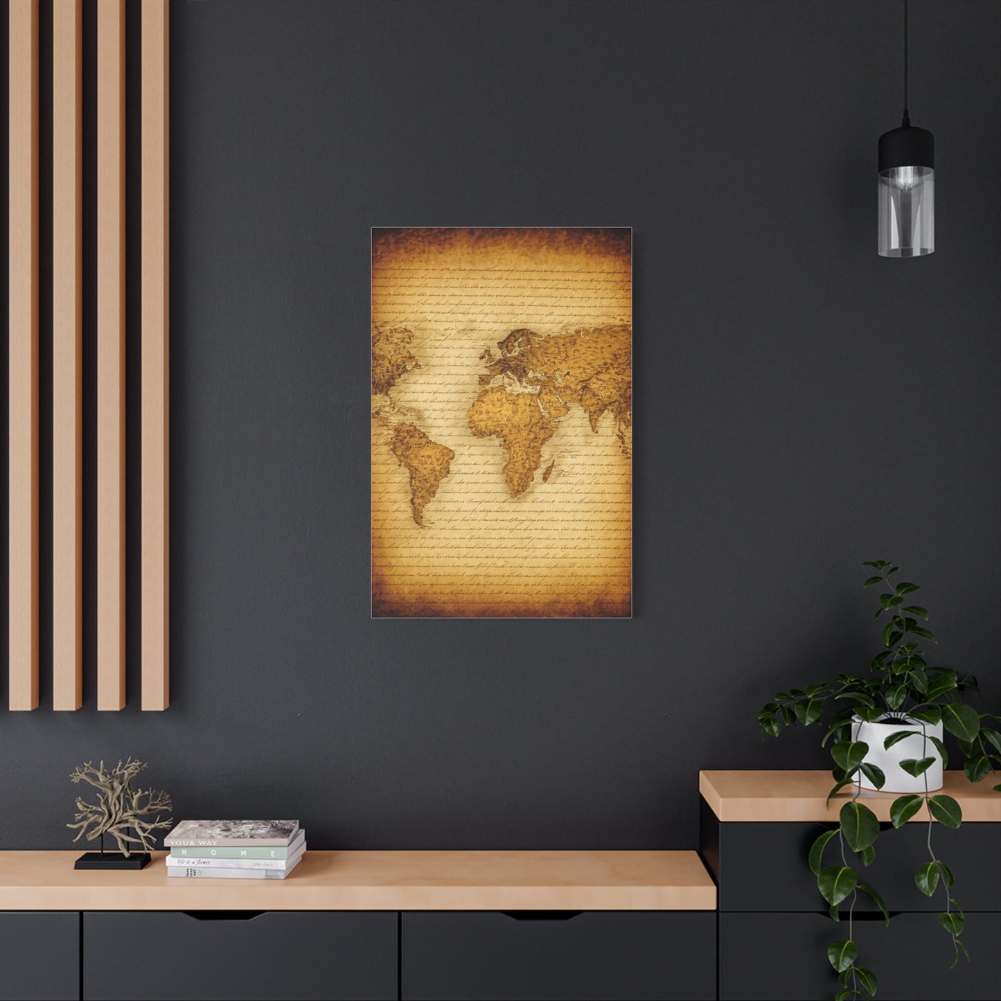 Classic Nautical Map with Ships Wall Art & Canvas Prints