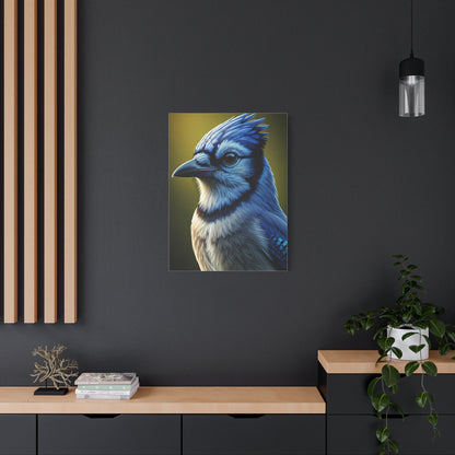 Blue Jay Majesty Portrait Wall Art & Canvas Prints