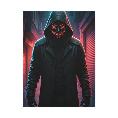 Crimson Smile Night Enforcer Wall Art & Canvas Prints
