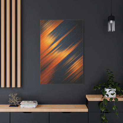 Warm Motion Streaks Abstract Wall Art & Canvas Prints