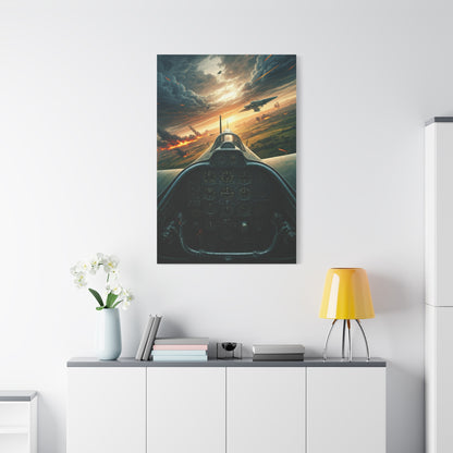 Cockpit Horizon Combat Flight Wall Art & Canvas Prints