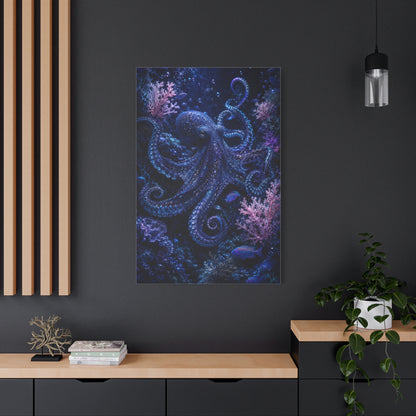 Deep Ocean Octopus Fantasy Tropical Wall Art & Canvas Print