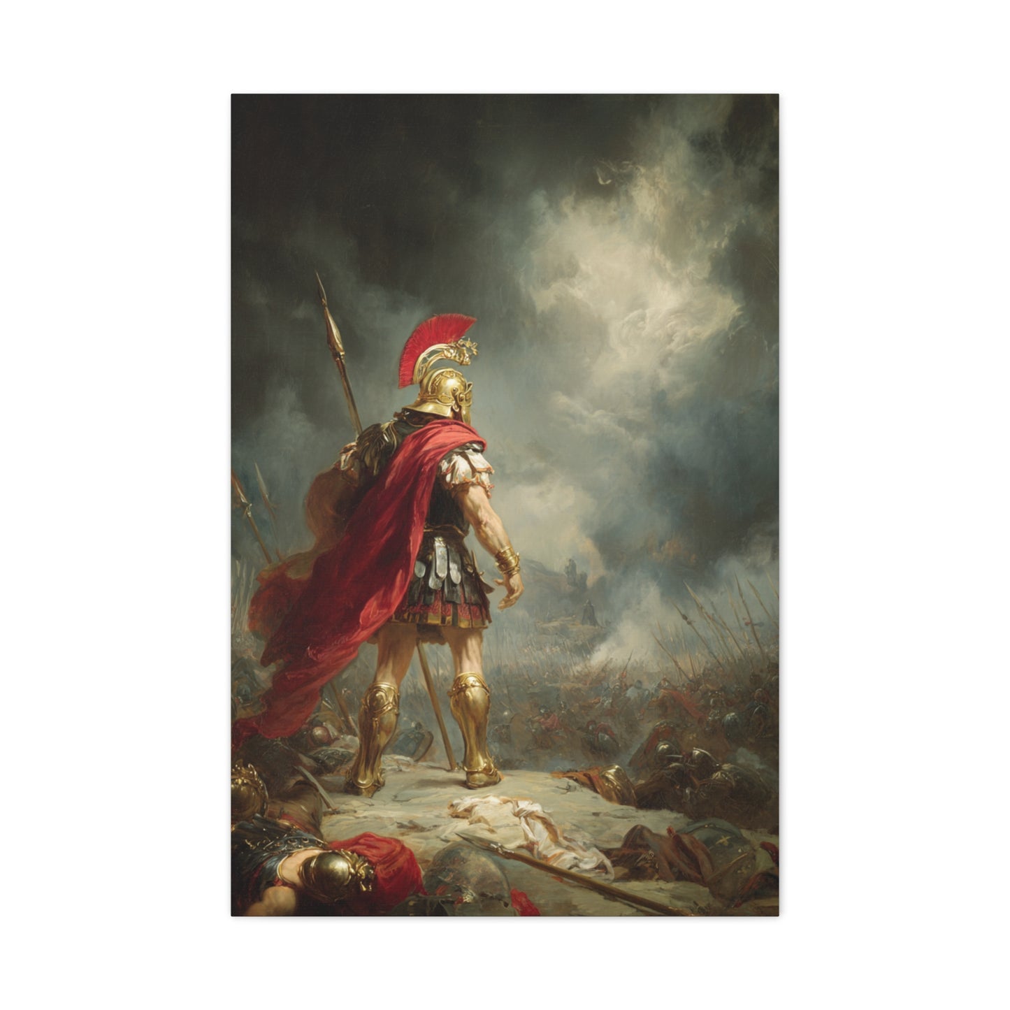 Mars Roman God Of War Battlefield Vision Wall Art & Canvas Print
