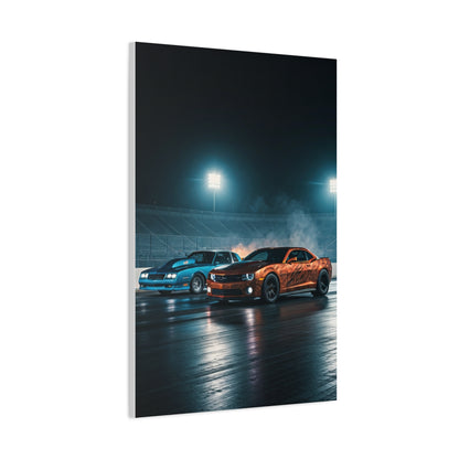 Modern Muscle vs Big Block Legend Wall Art & Canvas Prints