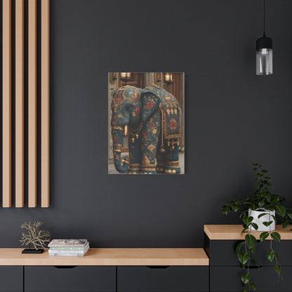 Ornamental Mandala Elephant Portrait Wall Art & Canvas Print