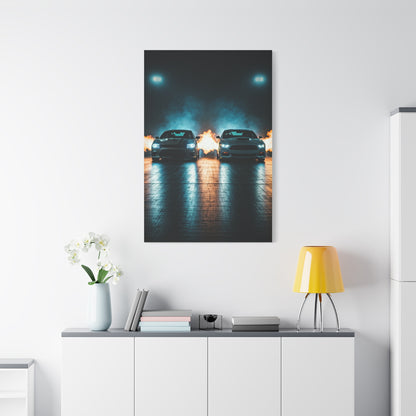 Fireline Standoff – Hellcat vs Supercharged Mach 1 Wall Art & Canvas Prints