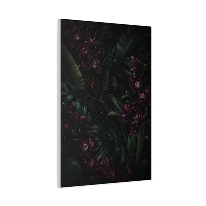 Tropical Noir Orchid Midnight Romance Wall Art & Canvas Print