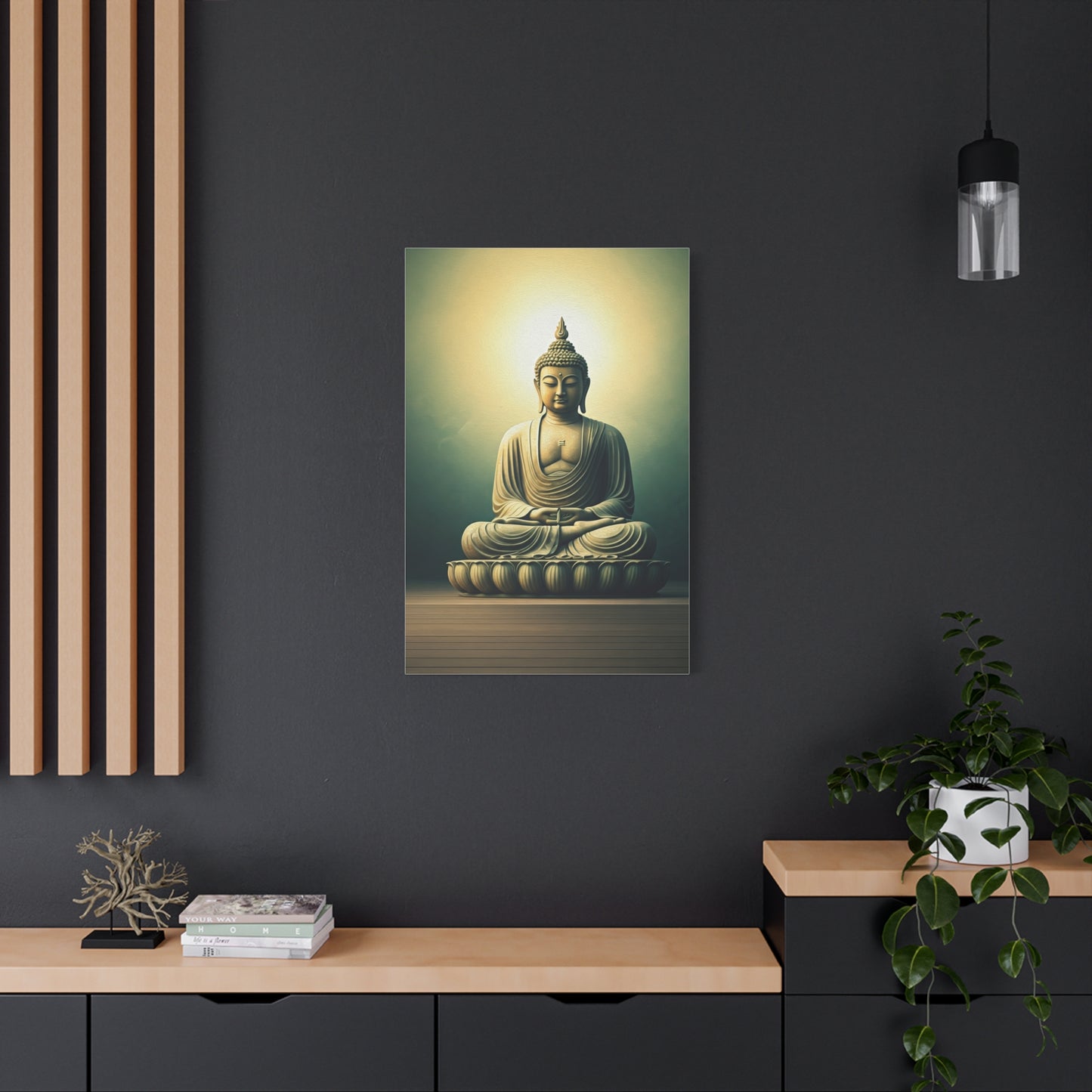 Radiant Harmony Buddha Meditation Wall Art & Canvas Prints