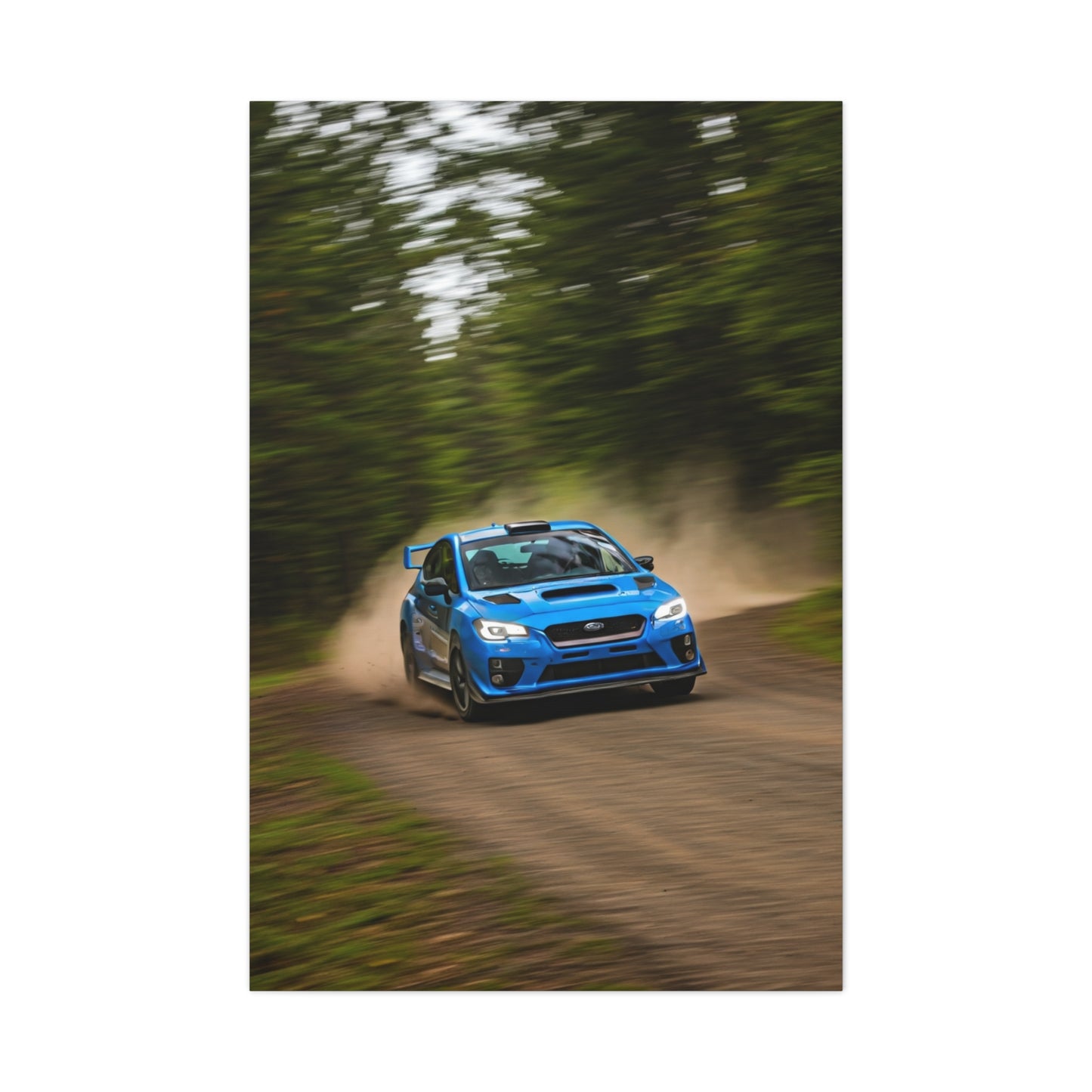 Subaru WRX STI Forest Rally Road Wall Art & Canvas Prints