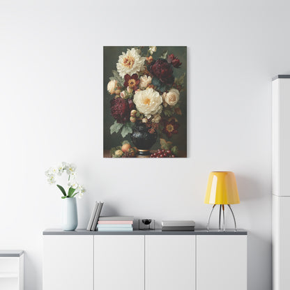 Classic Floral Still Life Elegance Wall Art & Canvas Print