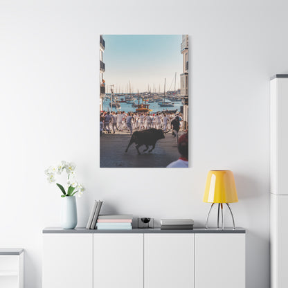 Bous a la Mar Coastal Bull Festival Wall Art & Canvas Print
