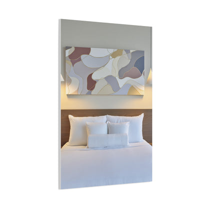 Organic Form Abstract With Soft Curves Wall Art & Canvas Print