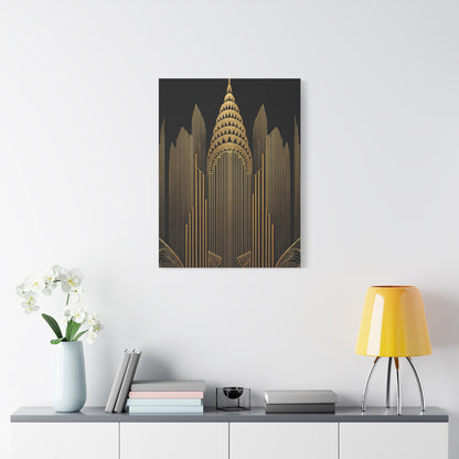 Cathedral Spire Art Deco Architecture Wall Art & Canvas Prints