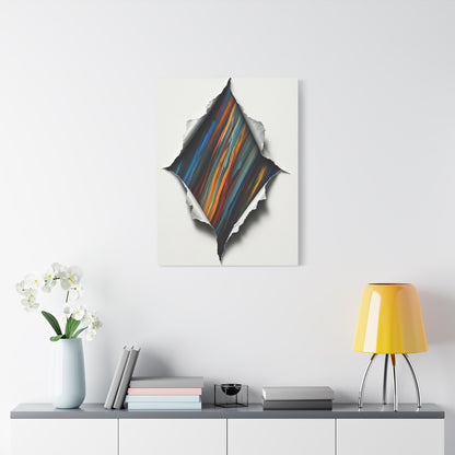 Fractured Color Core Abstract Wall Art & Canvas Prints