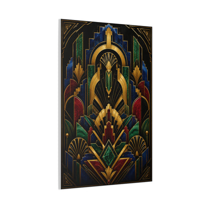 Neo Art Deco Jewel Geometry Wall Art & Canvas Print