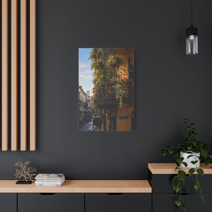 French Quarter Balcony Floral Detail Wall Art & Canvas Print