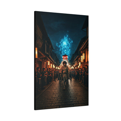 Spirit Procession of the Blue Flame Wall Art & Canvas Prints