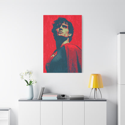 Man of Steel Superman Pop Art Movie Poster Wall Art & Canvas Print