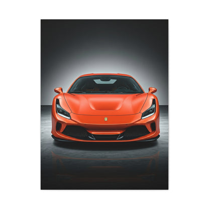 Ferrari F8 Tributo Minimal Studio Wall Art & Canvas Prints