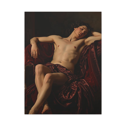 Classical Draped Male Figure Wall Art & Canvas Print