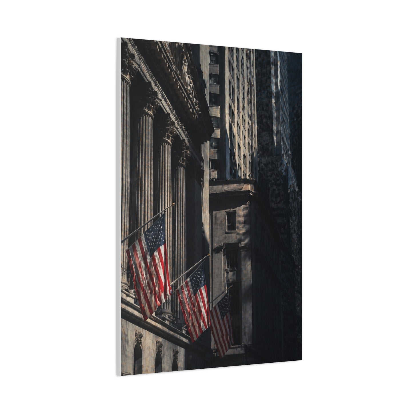 Financial District Architectural Study Wall Art & Canvas Print