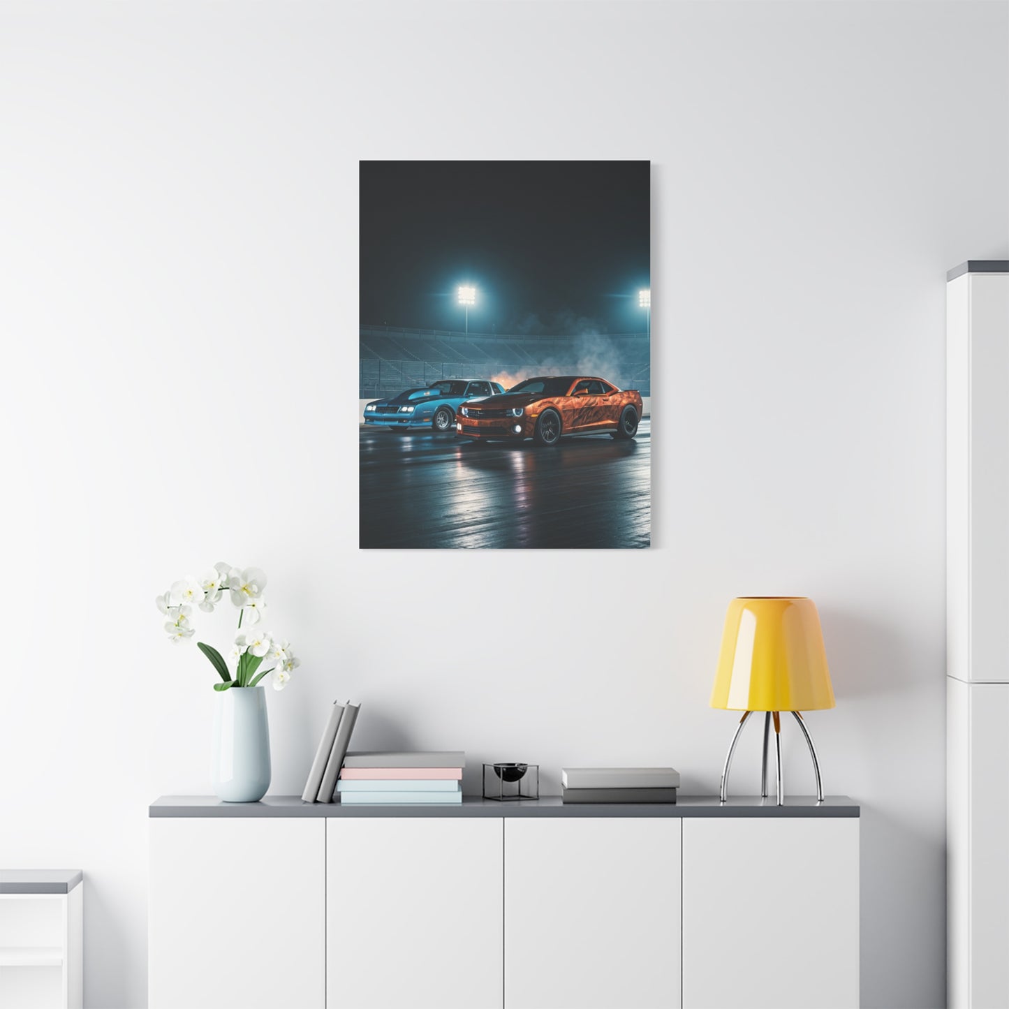 Modern Muscle vs Big Block Legend Wall Art & Canvas Prints
