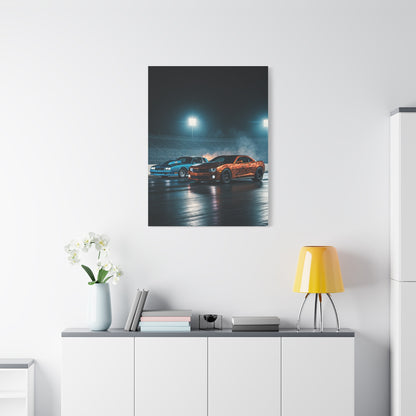 Modern Muscle vs Big Block Legend Wall Art & Canvas Prints