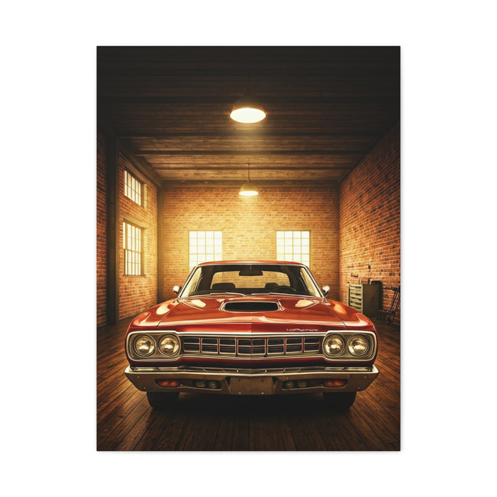 Plymouth Road Runner Tungsten Garage Wall Art & Canvas Prints