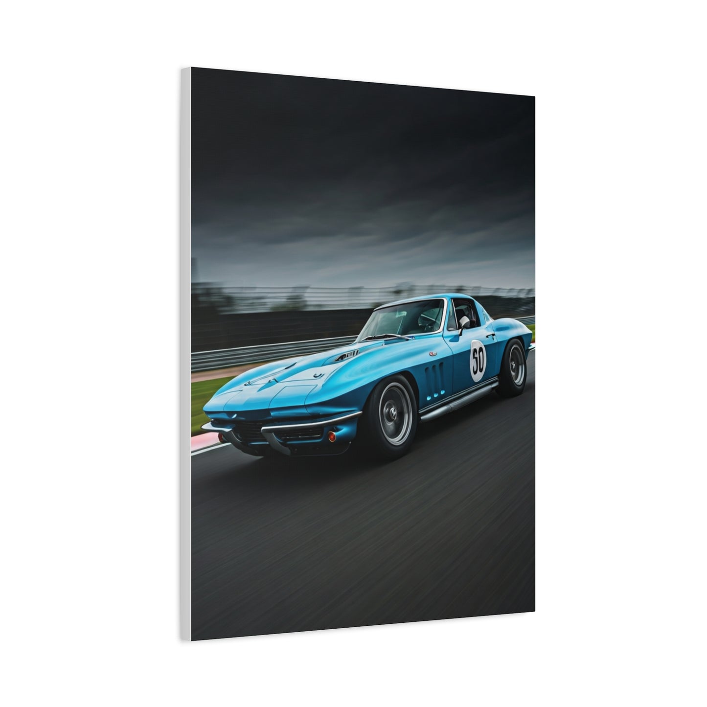 1966 Chevrolet Corvette C2 Corner Apex Performance Wall Art & Canvas Prints