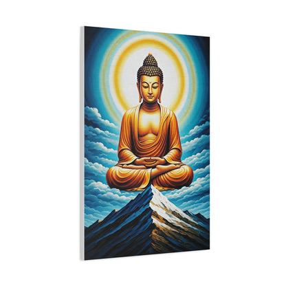 Celestial Buddha Above the Mountains Wall Art & Canvas Prints